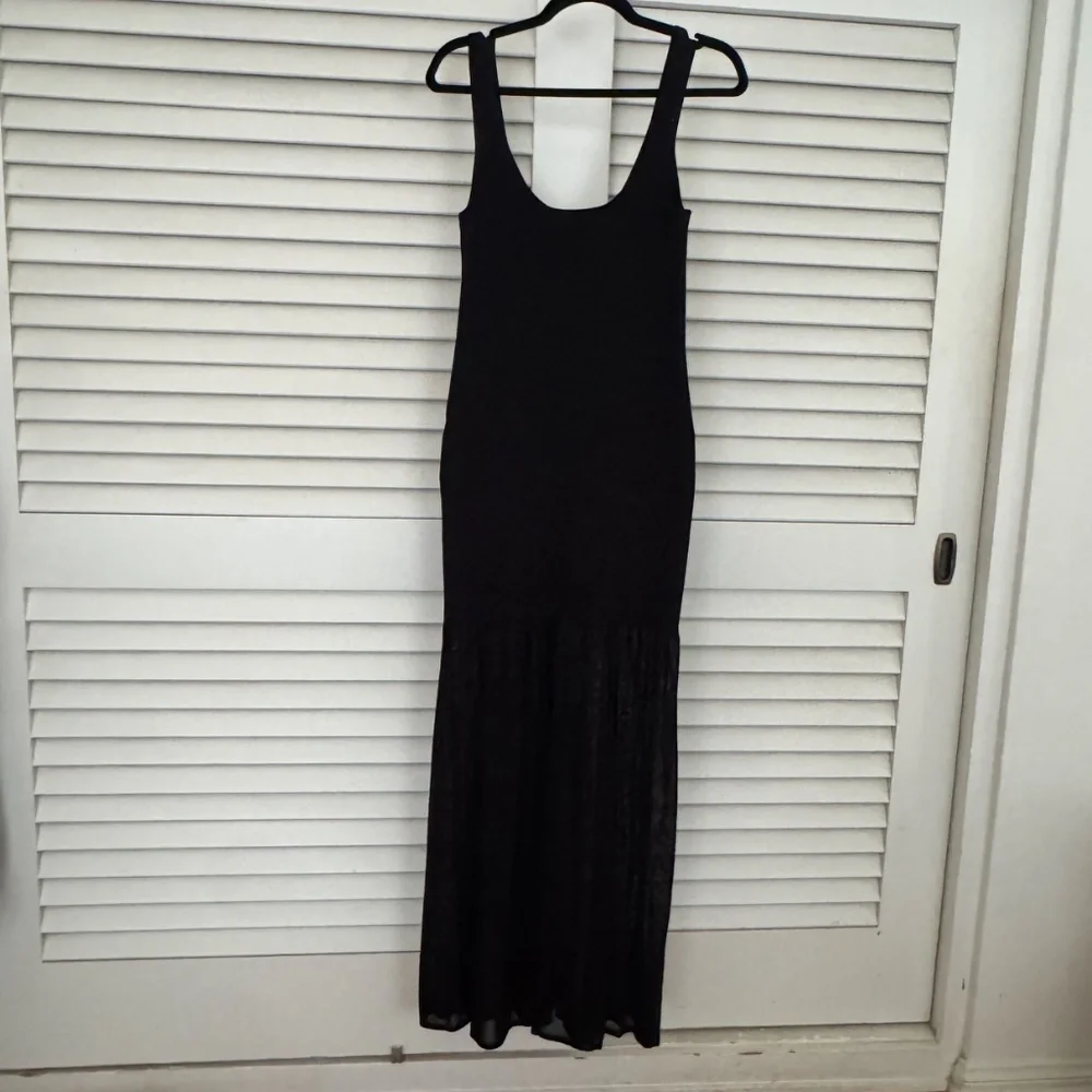 Matteau Sleeveless Drop-Waist Knit Midi Dress - Picture 2 of 5